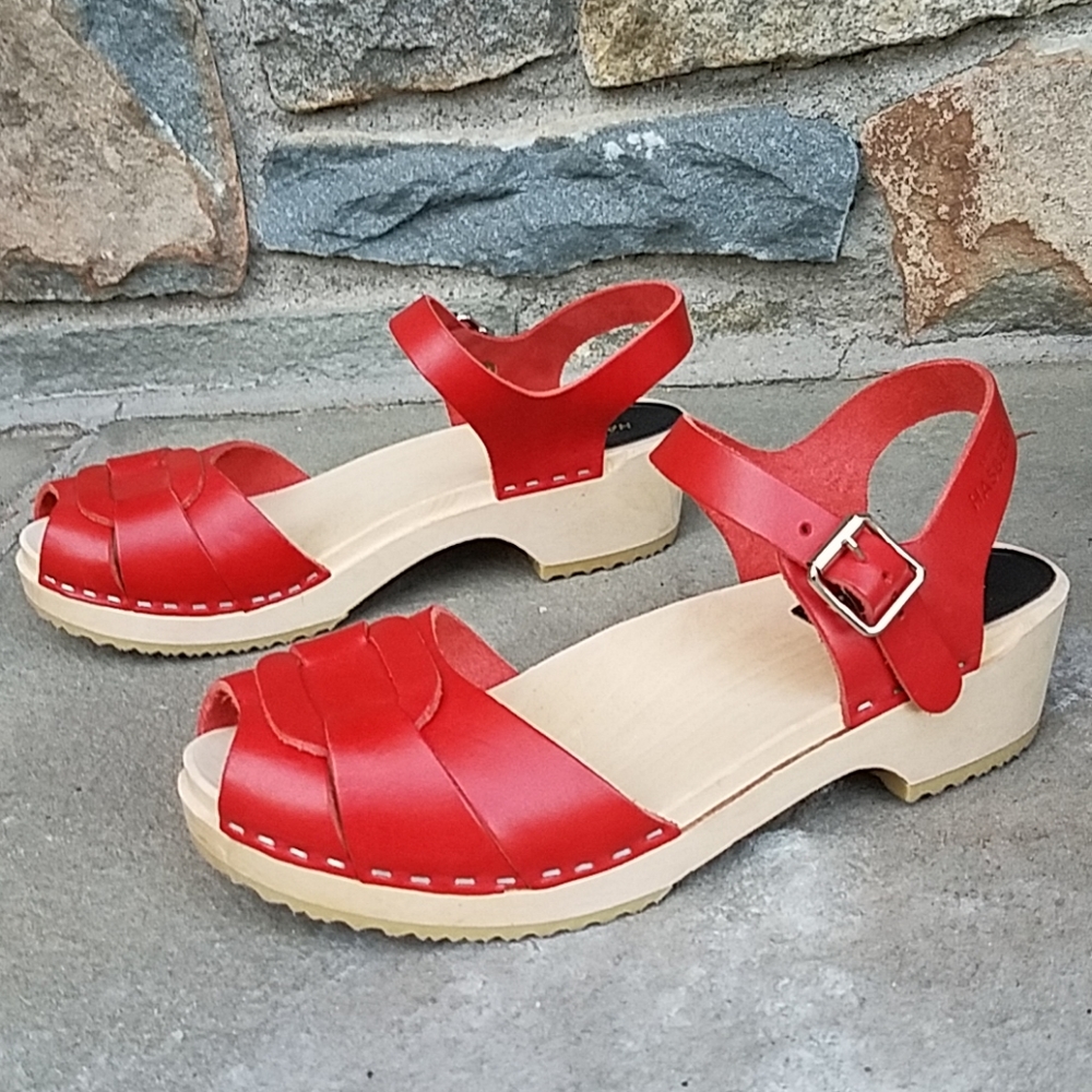 Size 39 Swedish Hasbeens Clogs